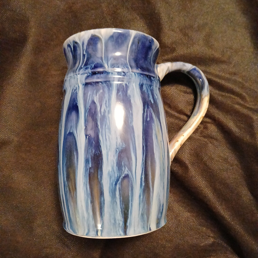 Large blue mug